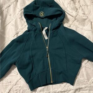 Lulu cropped fitted scuba